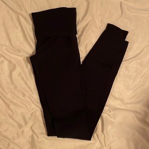 Victoria’s Secret-XS fold over waist yoga pants. Never worn